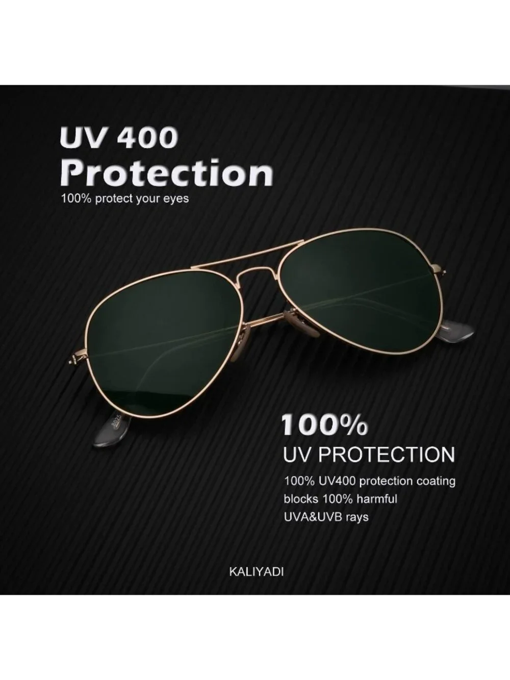 KALIYADI Classic Aviator Sunglasses for Men Women